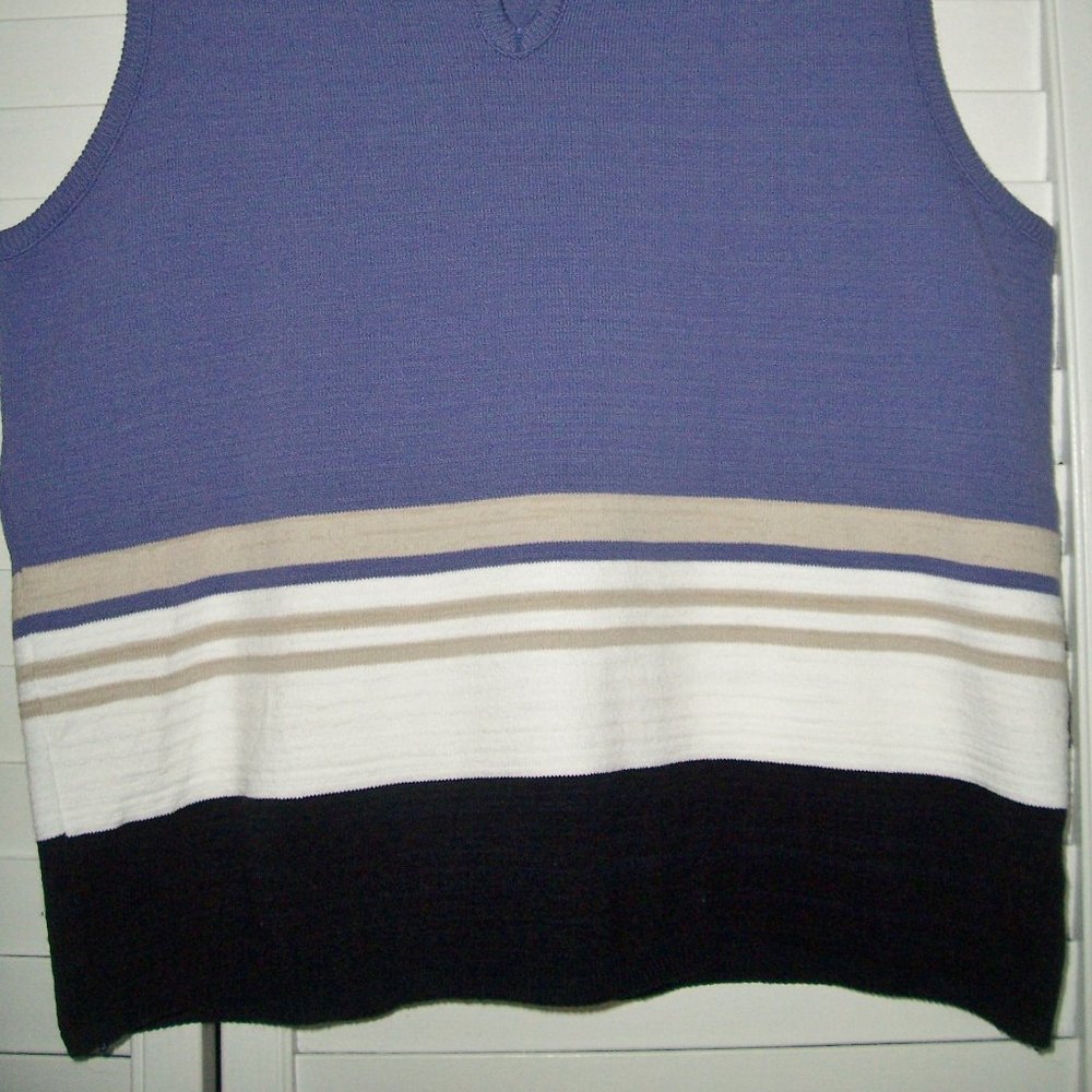 Gloria Vanderbilt Nylon Sleeveless Shell Top XL - Picture 2 of 2